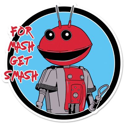Oh Mash Get Smash Vinyl-Aufkleber (3er-Pack)
