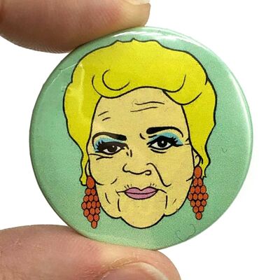 Pat Butcher Button Pin Badge (pack of 3)