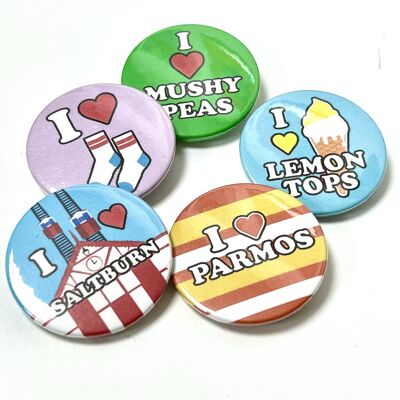 Paquet de badges en polyester (paquet de 350)