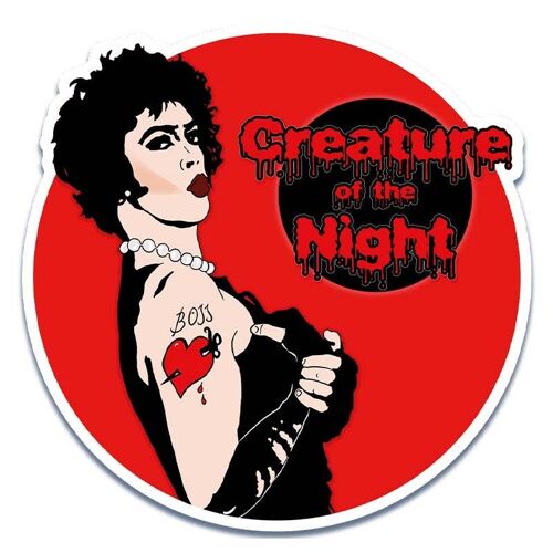 Rocky Horror Creature Vinyl Sticker (pack of 3) (Copy)