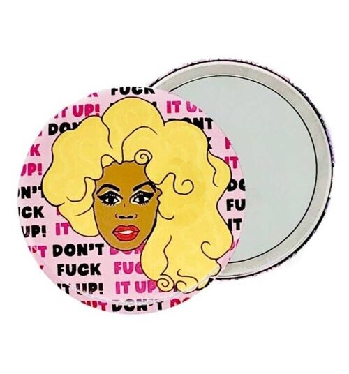 RuPaul Don't Fuck It Up Hand Pocket Mirror