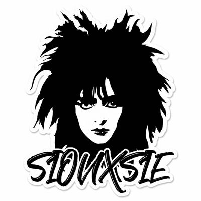 Autocollant en vinyle Siouxsie (paquet de 3)