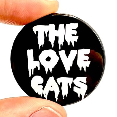 The Cure The Love Cats Button Pin Badge