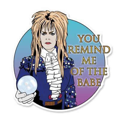 The Labyrinth Film Inspired Vinyl Sticker (pack of 3) (Copy)