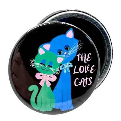 Espejo de bolsillo de mano The Love Cats