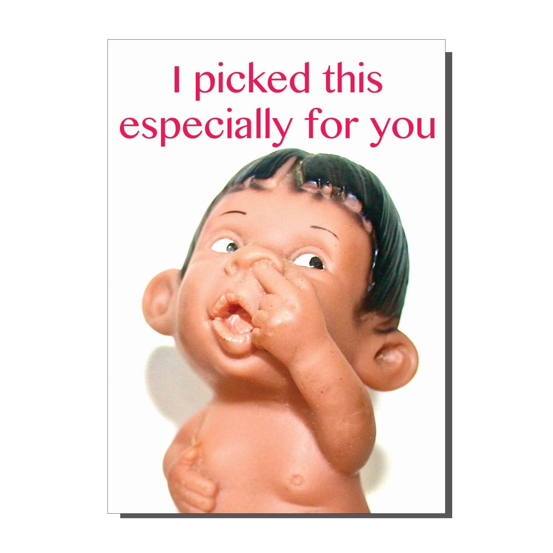 Nose Picker Card  (pack of 6)