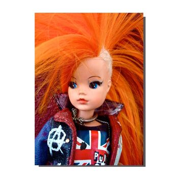 Carte Sindy Punk Rock (lot de 6)