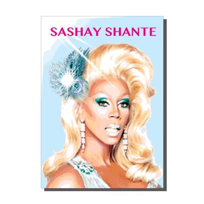 Tarjeta Sashay Away Drag Queen (paquete de 6)