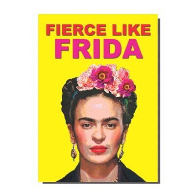 Tarjeta Fierce Like Frida (pack de 6)