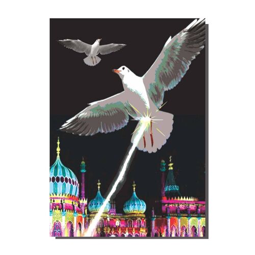 Seagulls Shitting Over Brighton Card  (pack of 6)