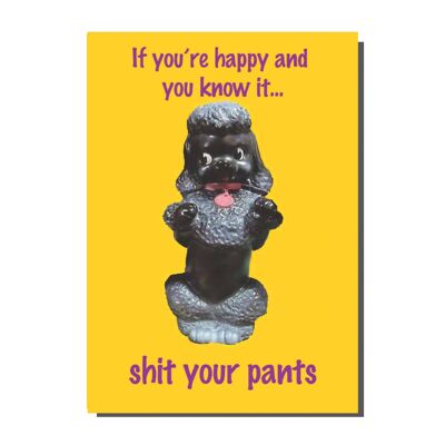 Tarjeta Shit Your Pants (paquete de 6)