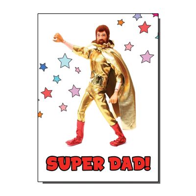 Super Dad Greetings Card  (pack of 6)