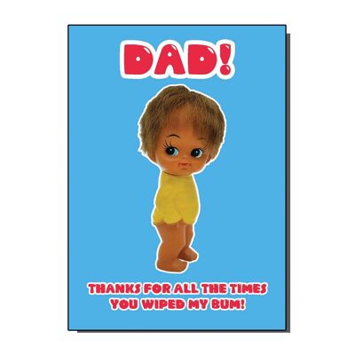 Thanks Dad Greetings Card (pack of 6)