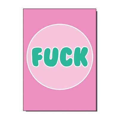 Sweary Fuck Greetings Card (pack of 6)