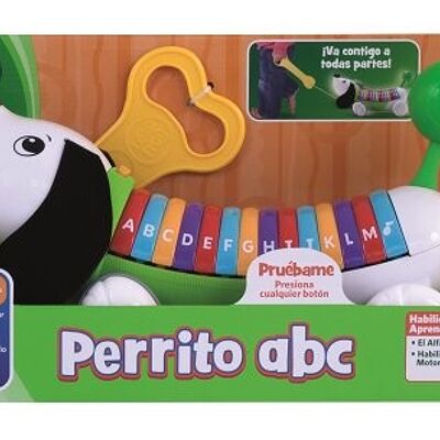Early childhood toy pull PUPPY ABC
