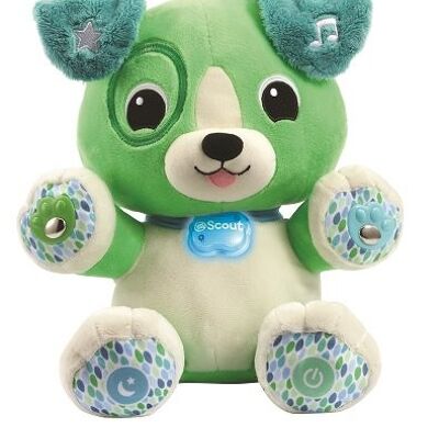 Plush Educational Toy. MY FRIEND SCOUT FUNNY PAWS