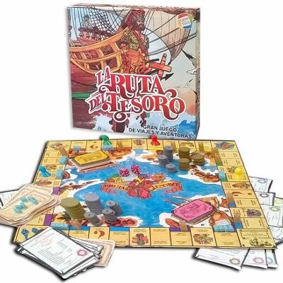 Juego de mesa. LA RUTA DEL TESORO