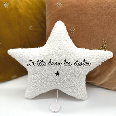 Sherpa star luz nocturna musical "cabeza en las estrellas" símbolo de estrella pequeña