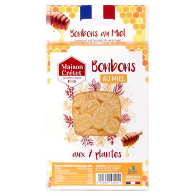 Bonbons miel aux 7 plantes 150g