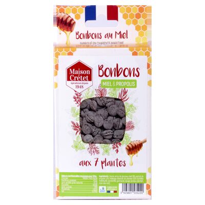 Bonbons miel et propolis aux 7 plantes 150g