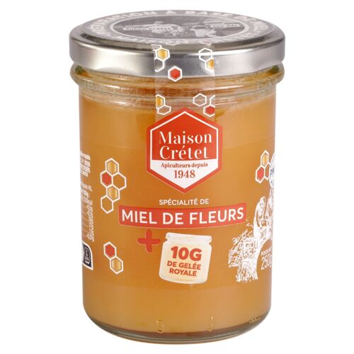 Miel de Fleurs et Gelée Royale 250g