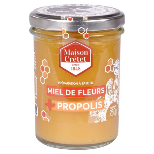 Miel de Fleurs et Propolis 250g