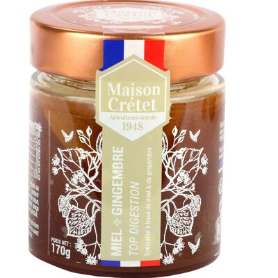 Honey from France + Ginger TOP Digestion 170g
