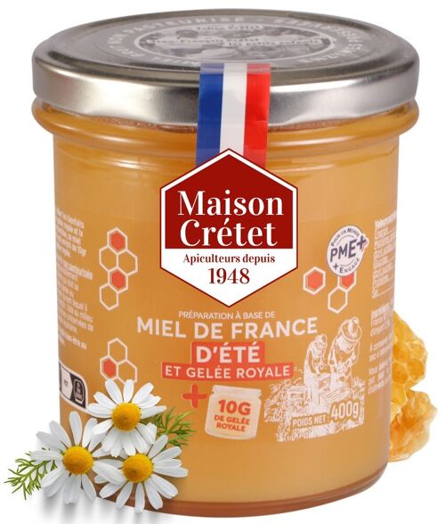 Miel de France d'Été et Gelée Royale 400g