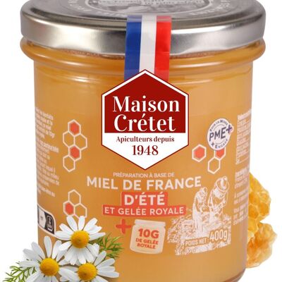 Miel de France d'Été et Gelée Royale 400g