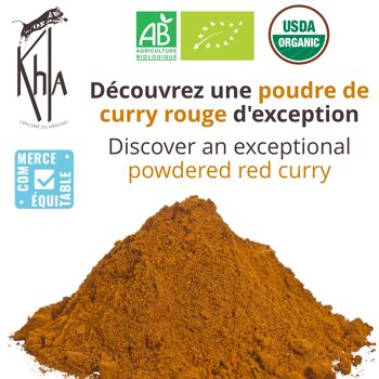 Curry rouge biologique - Sachet 250g 3