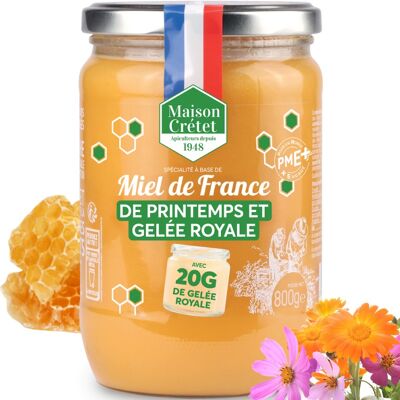 Miel de France de Printemps et Gelée Royale 800g