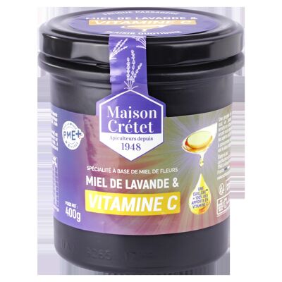 Miel de Lavande et vitamine C 400g