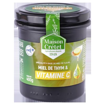 Miel de Thym et vitamine C 400g