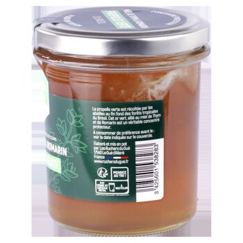 Miel de thym, romarin et propolis verte 400g 2