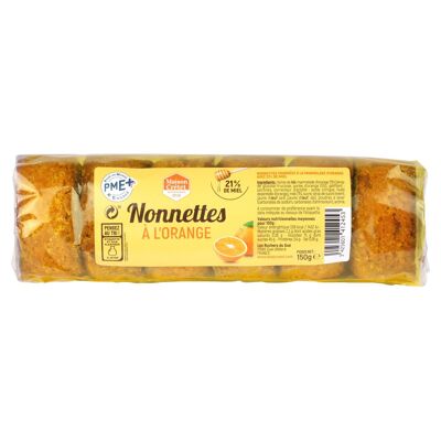 Nonnettes mit Honig 21% gefüllt mit Orange 150g