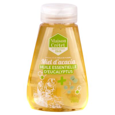 Squeezer Miel d'Acacia, HE d'Eucalyptus  250g