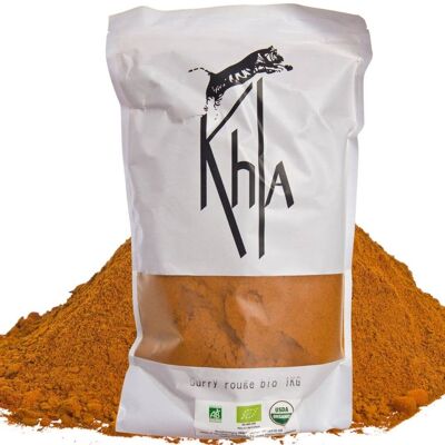 Curry rouge biologique - Sachet 1kg