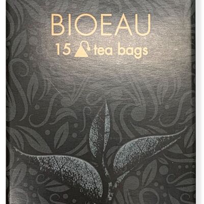 Bistrotea BIOEAU 15 bolsitas de té en forma de pirámide Bio Stark Black Tea