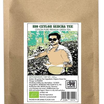 Bistrotea Té Verde Sencha Ecológico a granel bolsa 250g