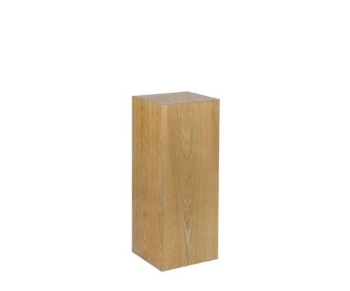 Pedestal de madera para plantas marrón