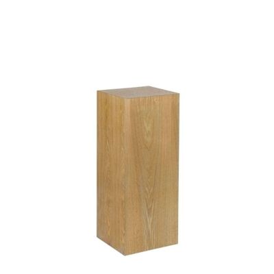 Pedestal de madera para plantas marrón