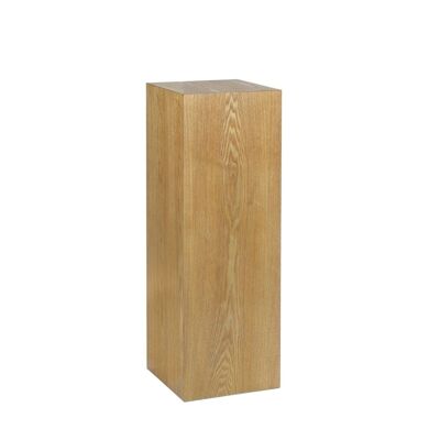 Pedestal de madera para plantas marrón 80 cm