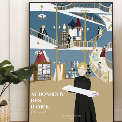 Affiche Au bonheur des dames - format A3