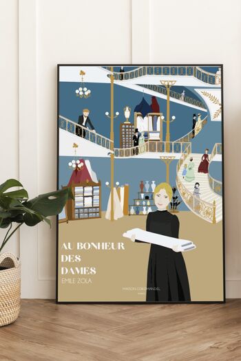 Affiche Au bonheur des dames - format A3 1