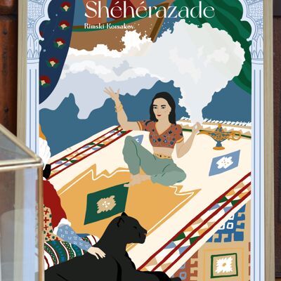 Scheherazade-Plakat - A3-Format