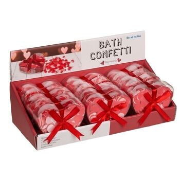 Confettis de bain, coeurs, environ 20 g 3