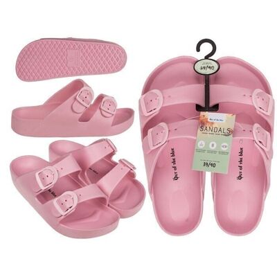 Women's sandals, pink, size 39/40,