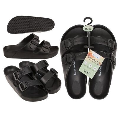Women's sandals, black, size 35/36,