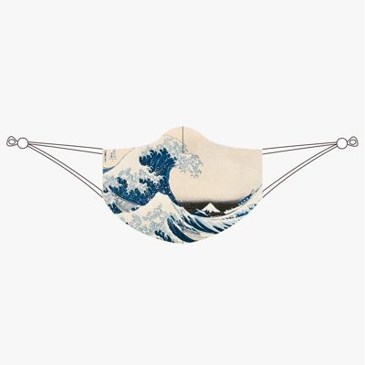 KATSUSHIKA HOKUSAI The Great Wave Face Mask