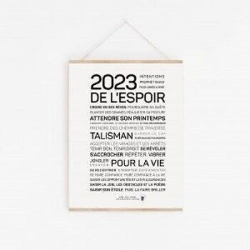 Affiche 2023, de l'espoir - A3